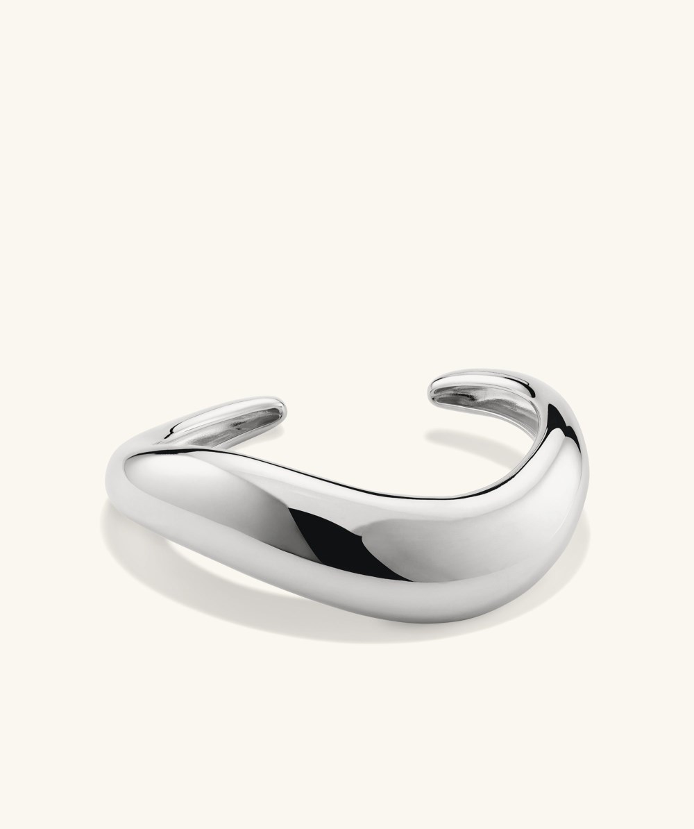 Mejuri Dôme Figure Cuff - Sterling Silver