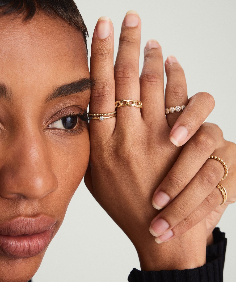 Mejuri Bold Chain Ring - 14k Yellow Gold