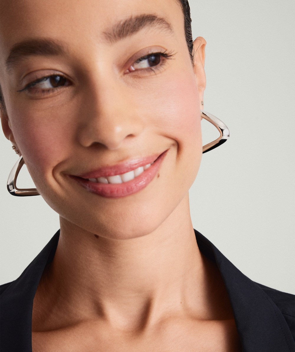 Mejuri Patra Oversized Hoops - Sterling Silver