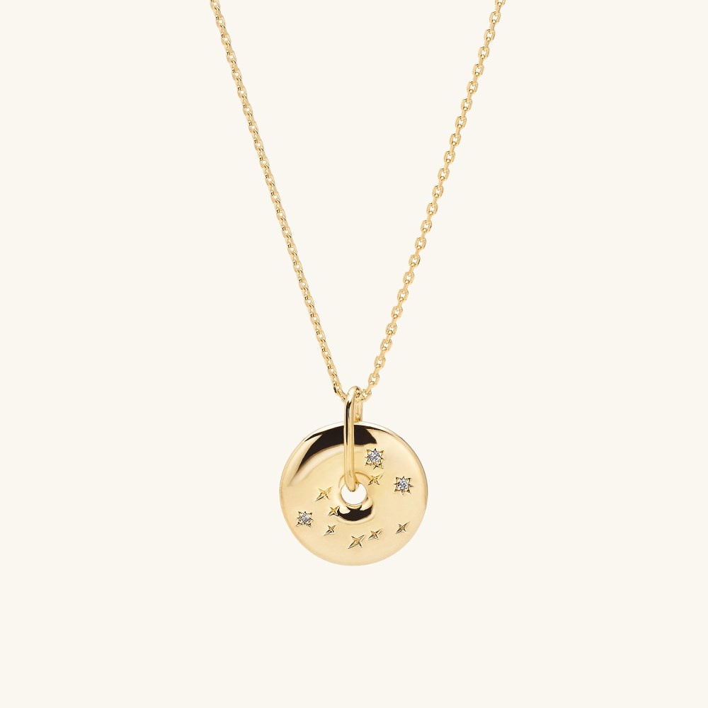 Mejuri Zodiac Pendant Necklace - Sterling Silver