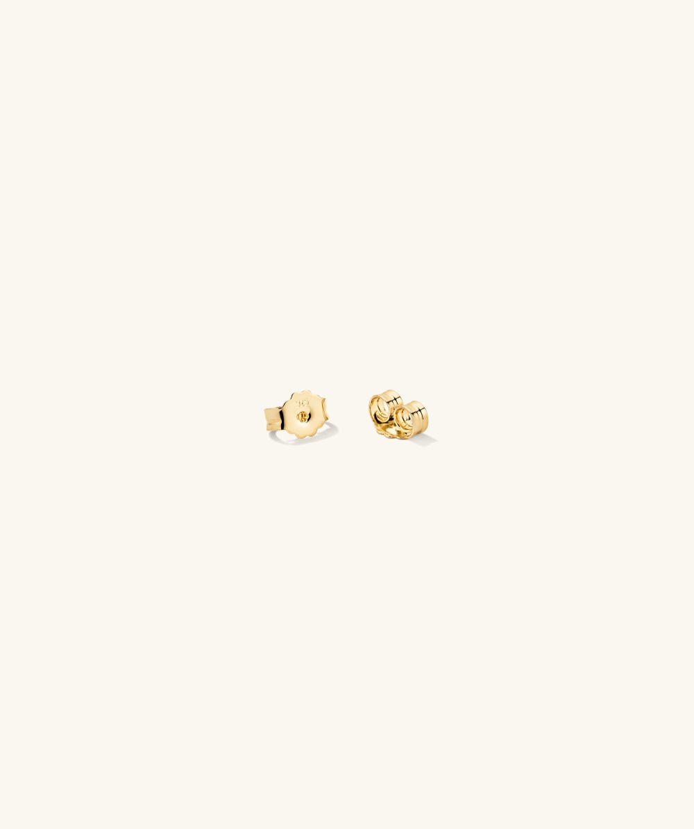 Mejuri Pearl Oversized Studs - Gold Vermeil