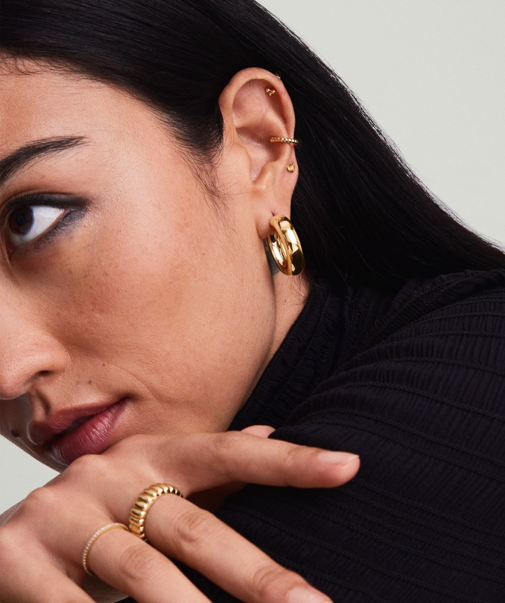 Mejuri Gemstone Mini Studs - 14k Yellow Gold