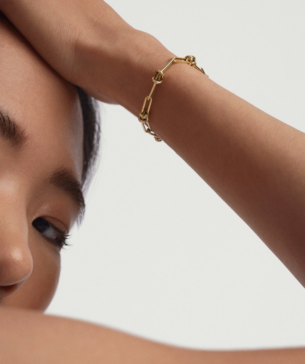 Mejuri Base Chain Bracelet - 14k Yellow Gold