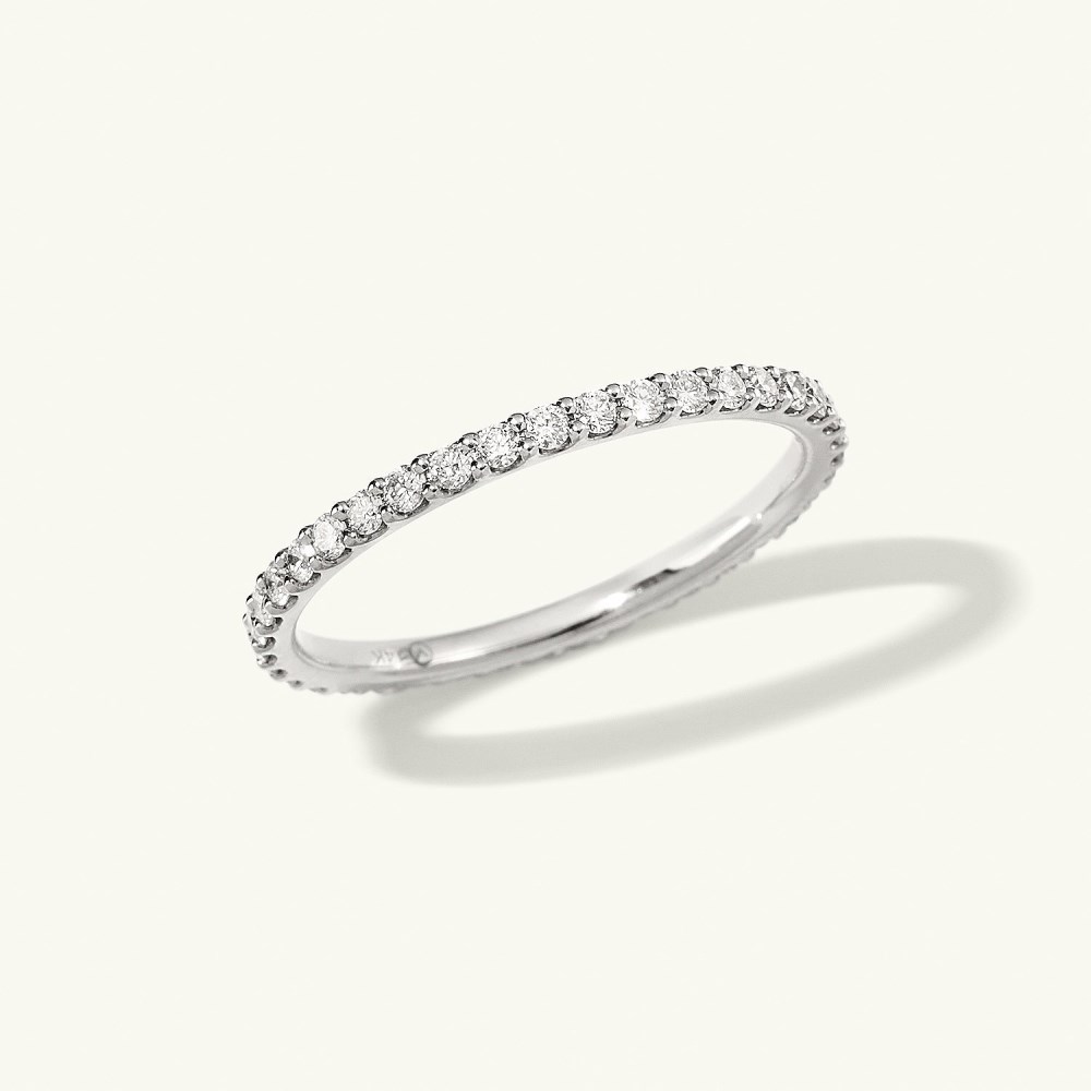 Mejuri Diamond Eternity Band - 14k White Gold