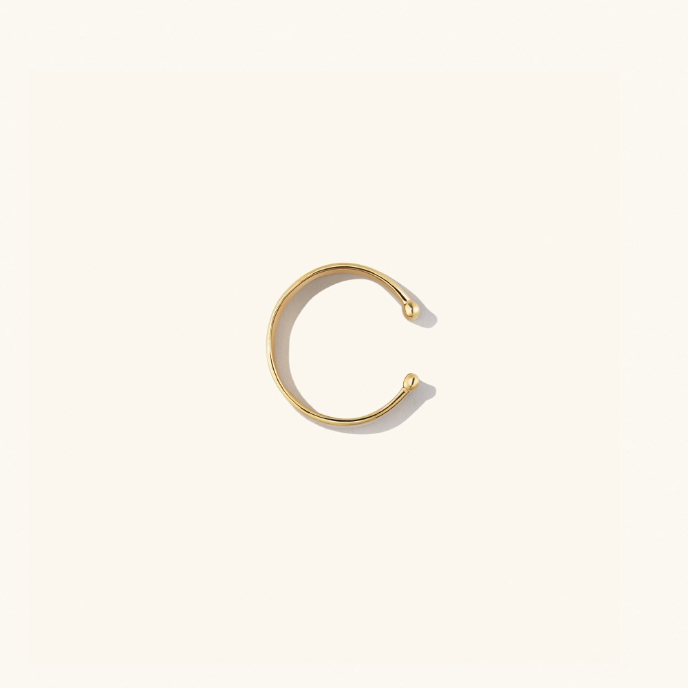 Mejuri Daily Ear Cuff - Gold Vermeil