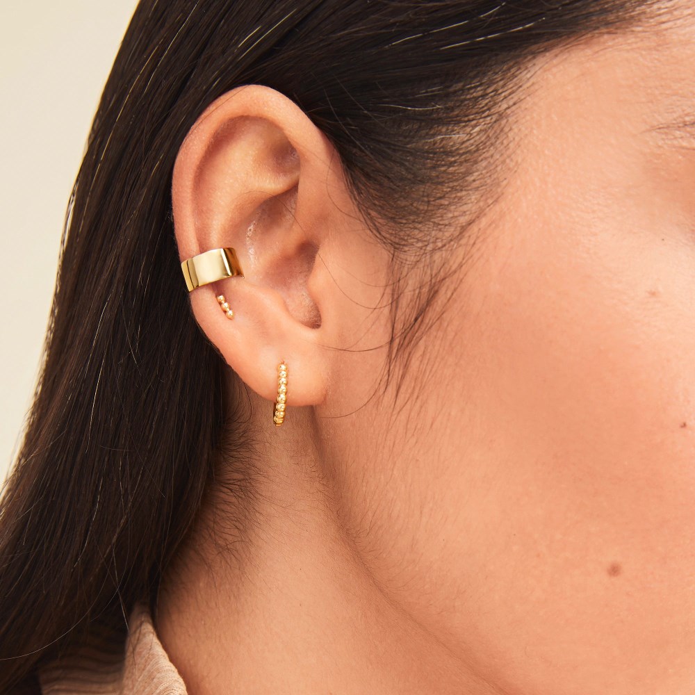 Mejuri Daily Ear Cuff - Gold Vermeil