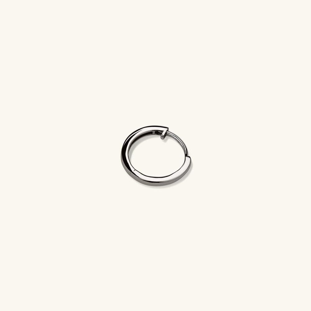 Mejuri Single Easy Huggie Hoop - 14k White Gold