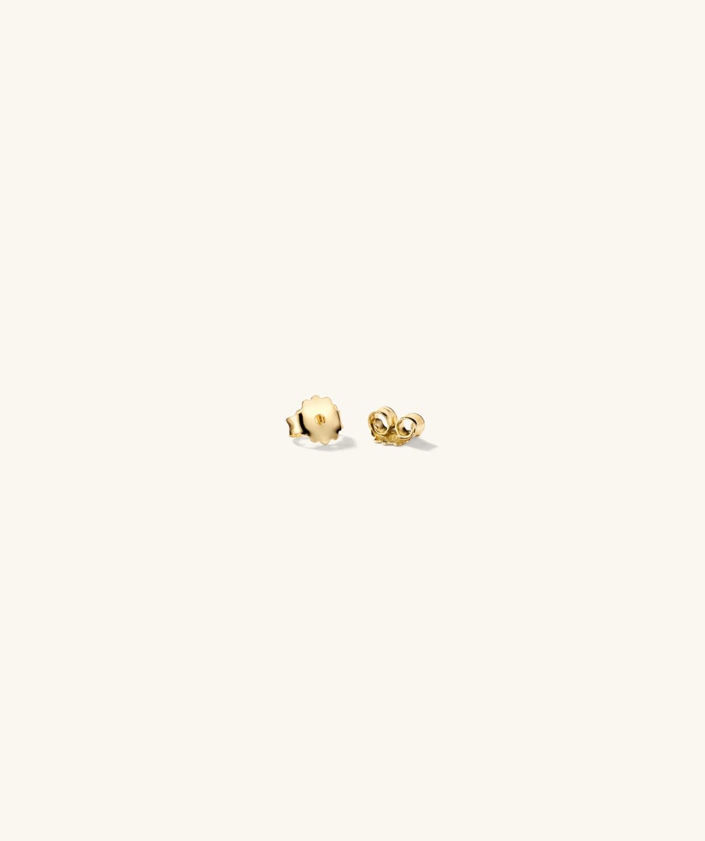 Mejuri Gemstone Mini Studs - 14k Yellow Gold