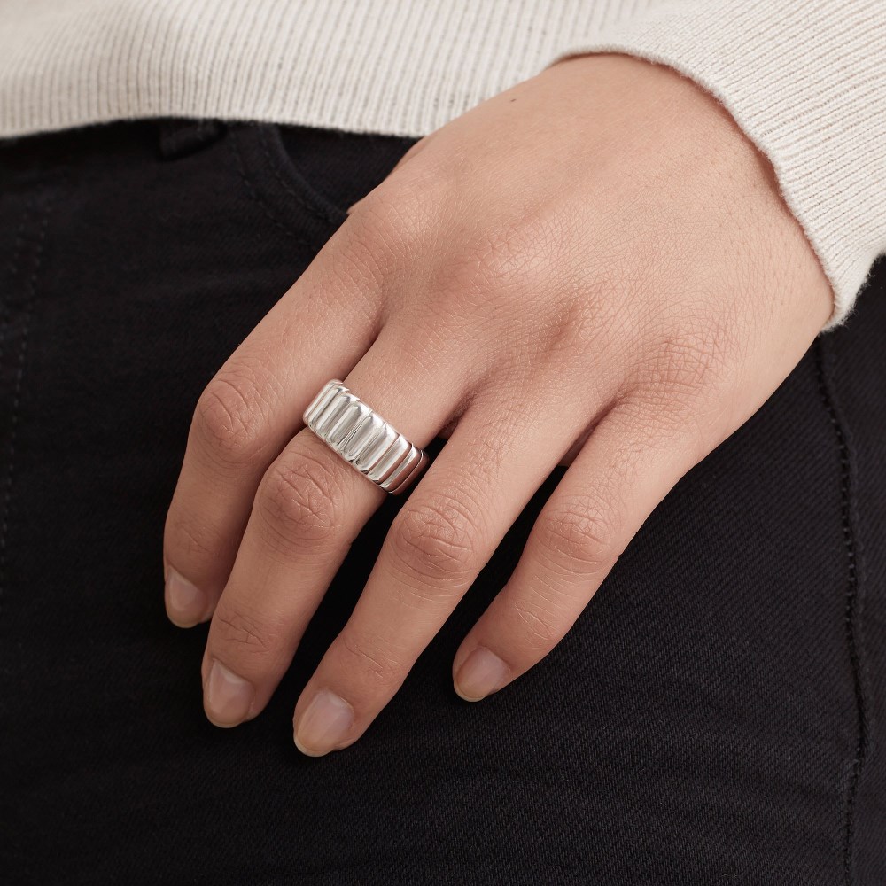 Mejuri Charlotte Bold Ring - Sterling Silver