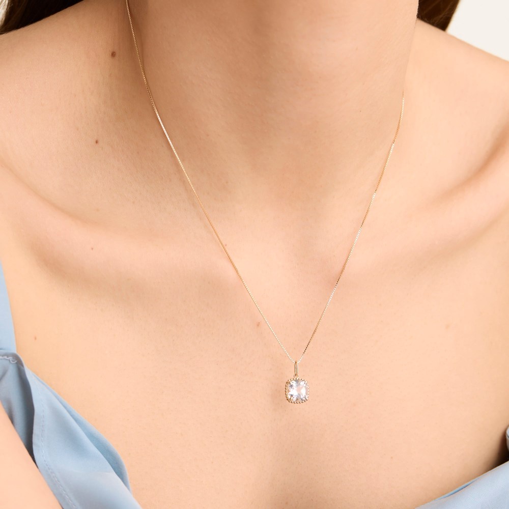 Mejuri Baby Box Chain Necklace - 14k Yellow Gold