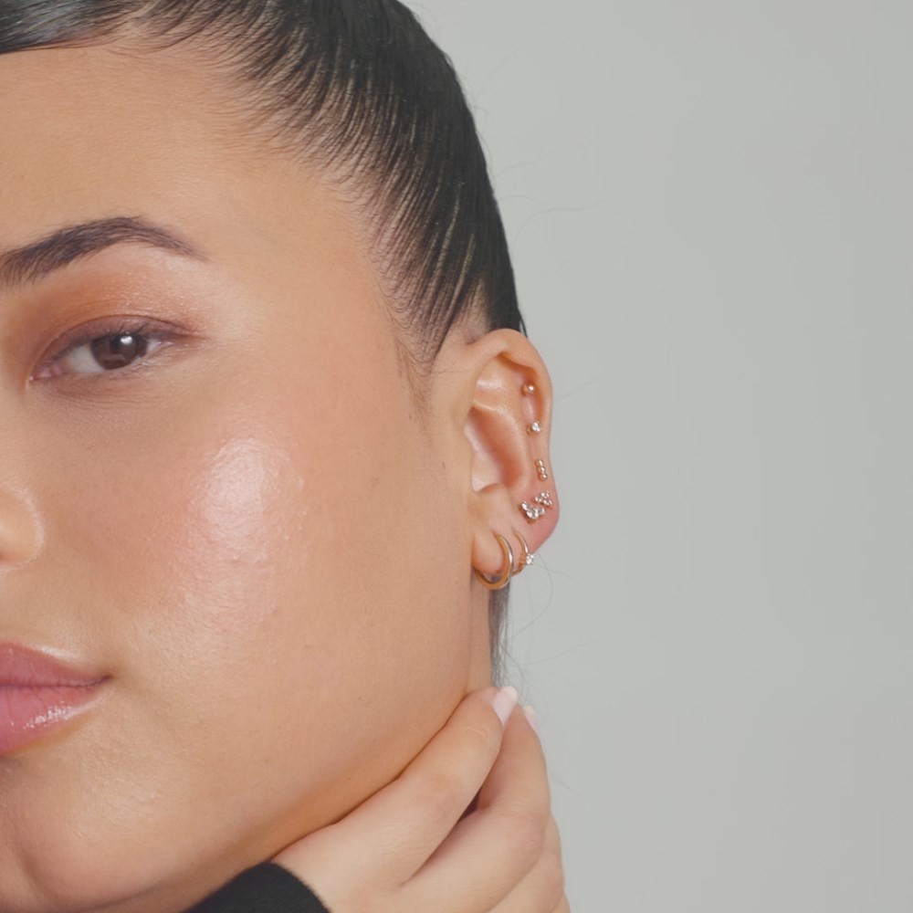 Mejuri Single Easy Huggie Hoop - 14k Yellow Gold