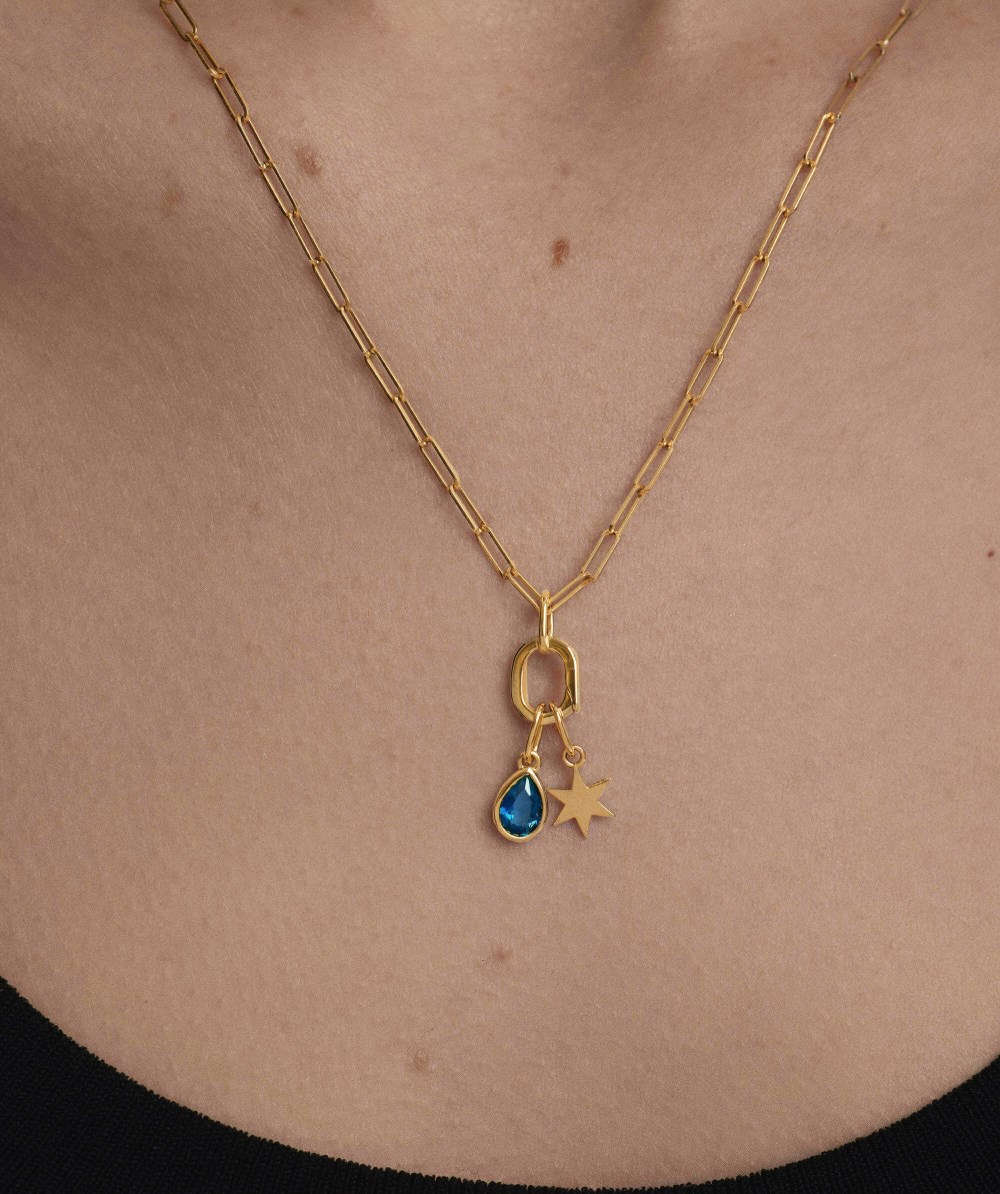 Mejuri Small Pear Pendant - 14k Yellow Gold