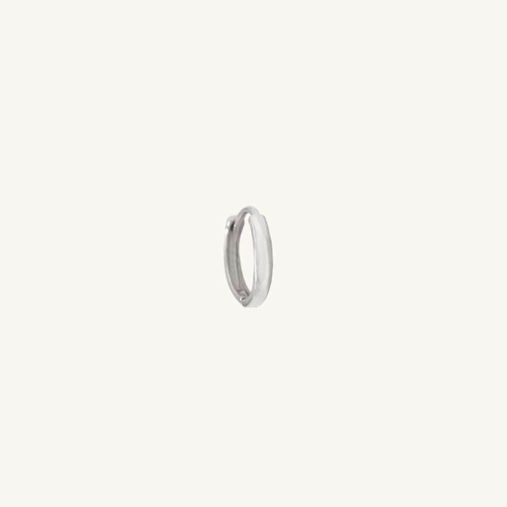 Mejuri Mini Hoop - 14k White Gold