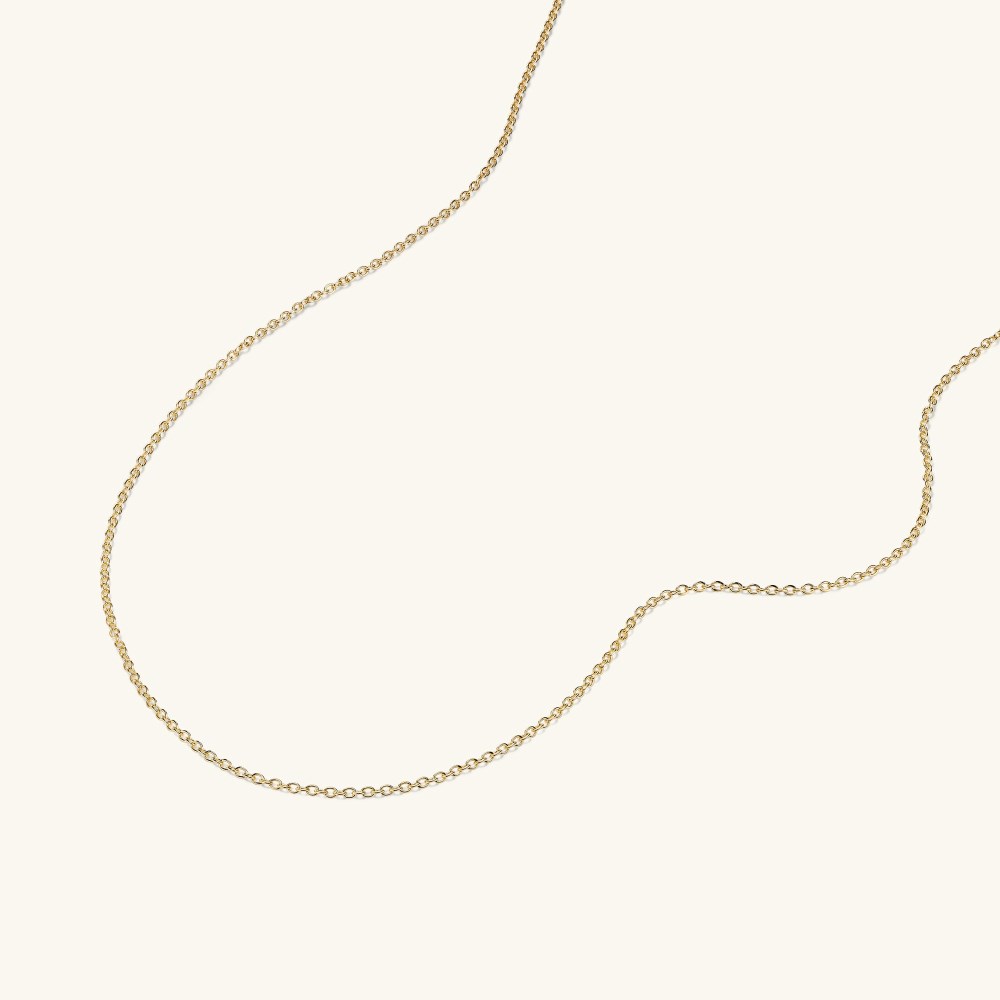 Mejuri Cable Chain Necklace - 14k Yellow Gold