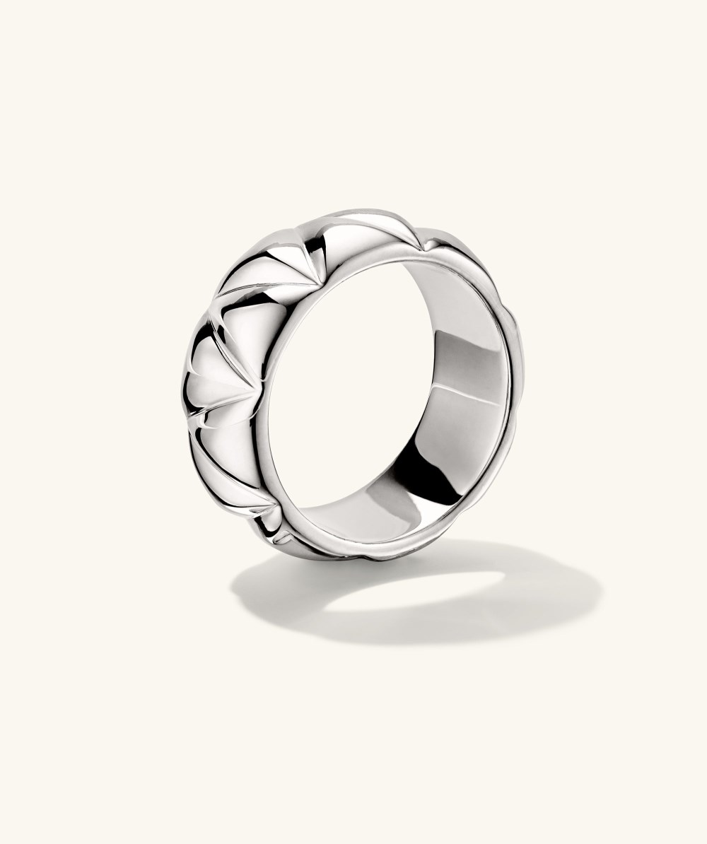Mejuri Patra Chunky Ring - Sterling Silver