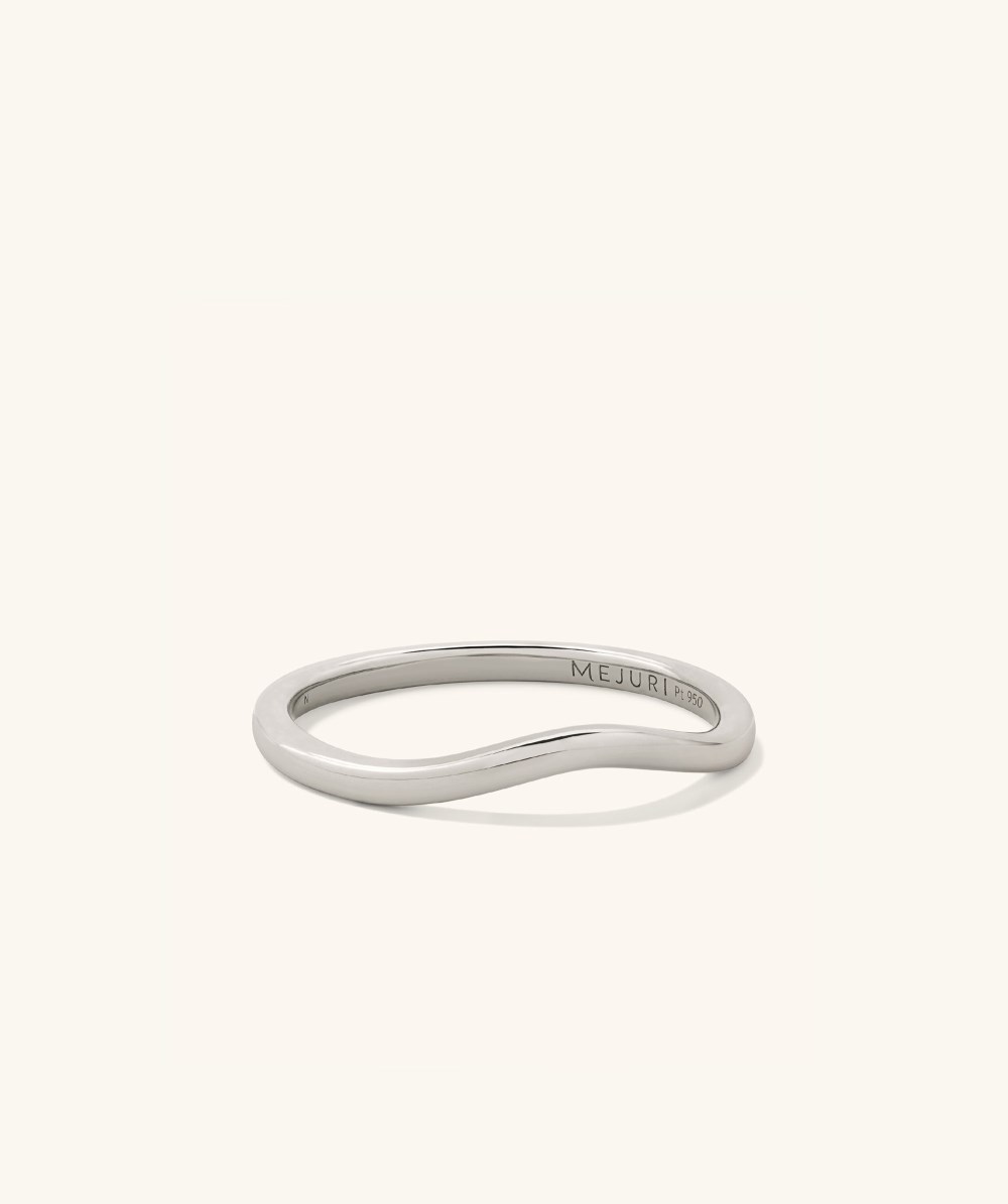 Mejuri Nesting Band - Platinum