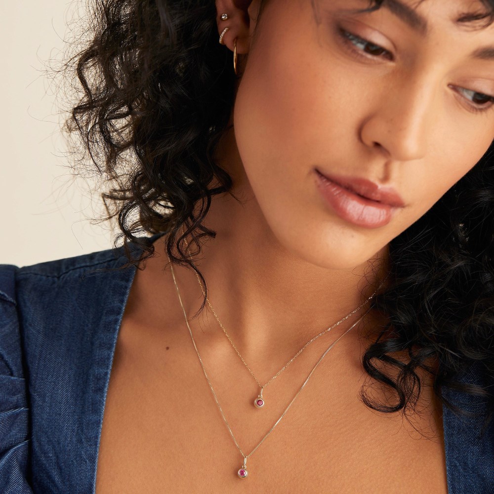 Mejuri Birthstone Sphere Charm - 14k Yellow Gold