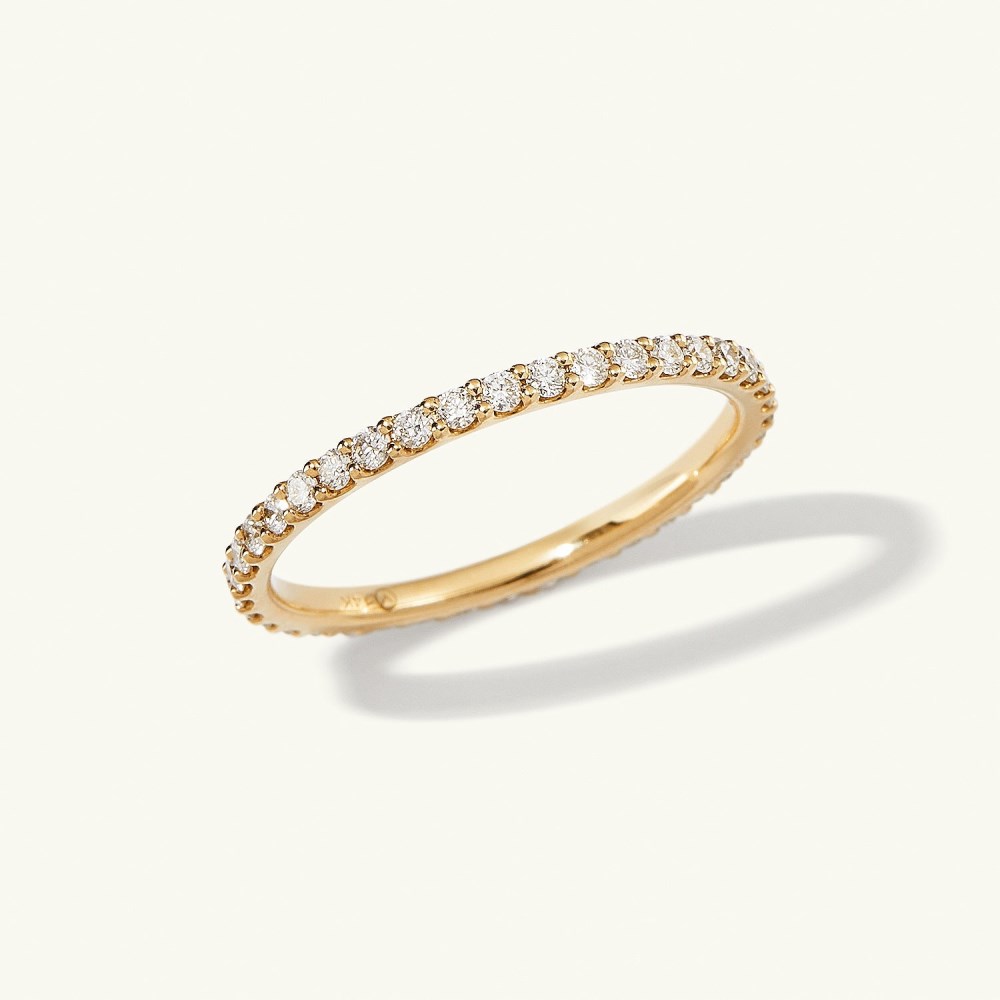 Mejuri Diamond Eternity Band - 14k Yellow Gold