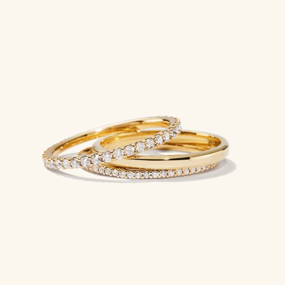 Mejuri Diamond Eternity Band - 14k Yellow Gold