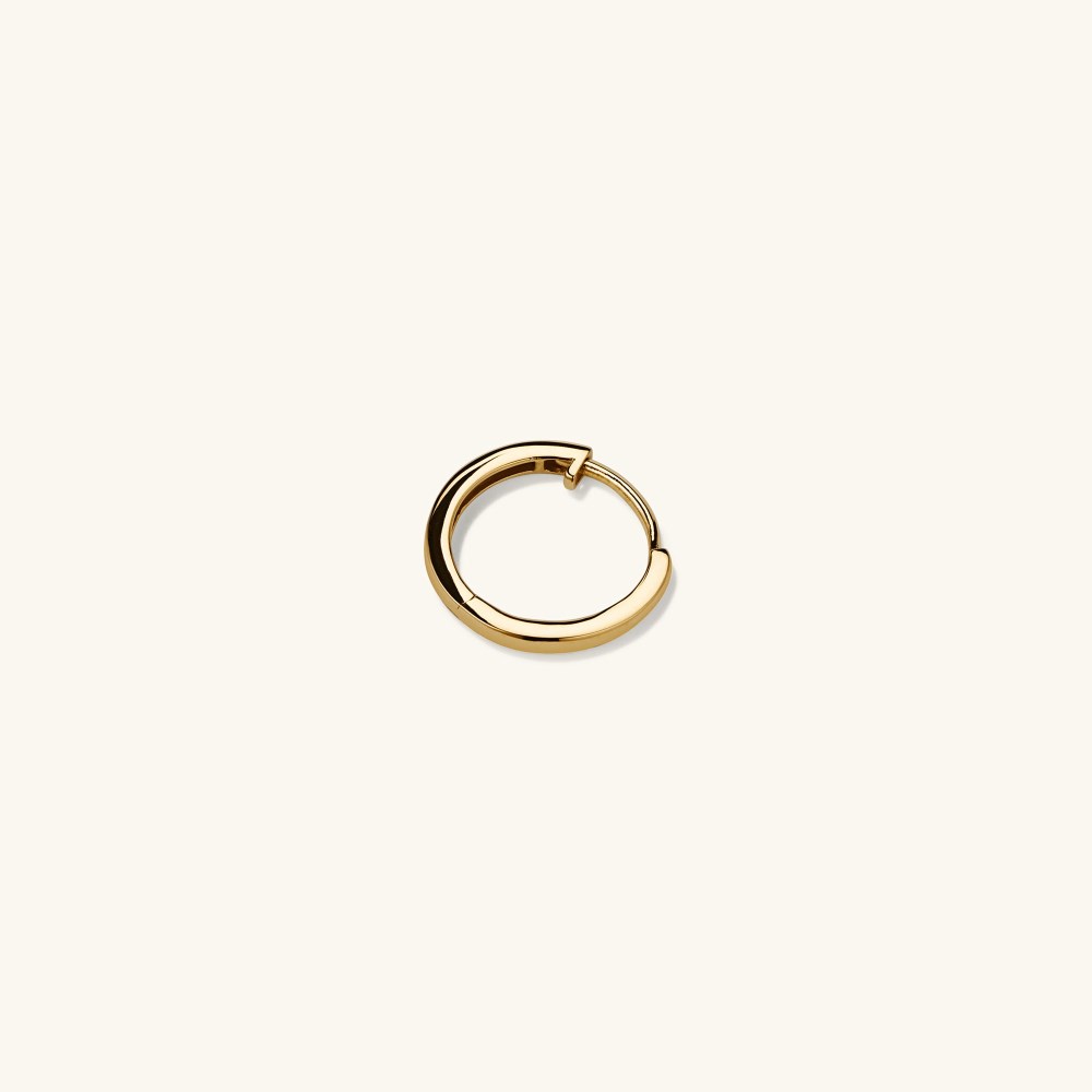 Mejuri Single Easy Huggie Hoop - 14k Yellow Gold