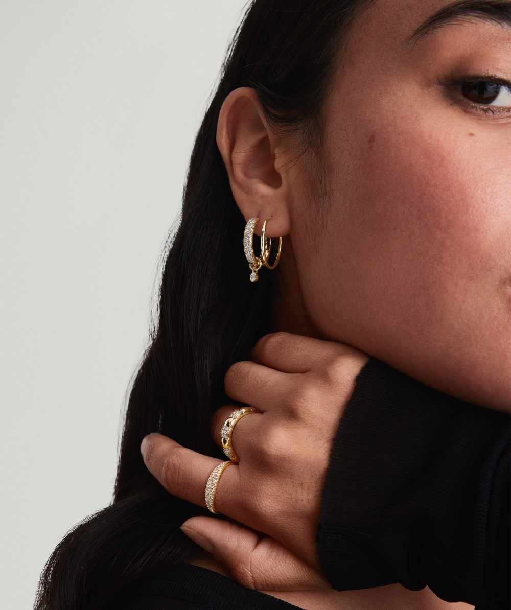 Mejuri Between Hoops - 14k Yellow Gold