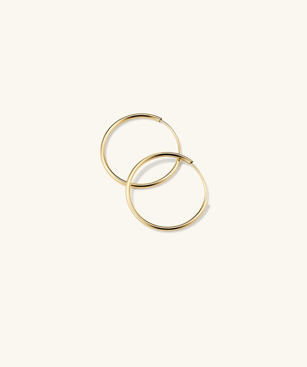 Mejuri Between Hoops - 14k Yellow Gold