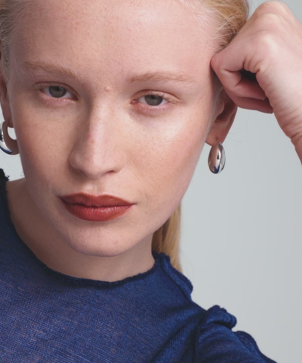 Mejuri Sculptural Hoops - Sterling Silver