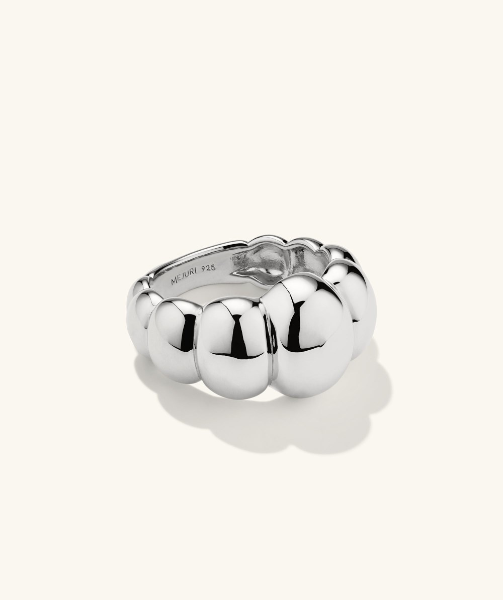 Mejuri Puffy Charlotte Ring - Sterling Silver