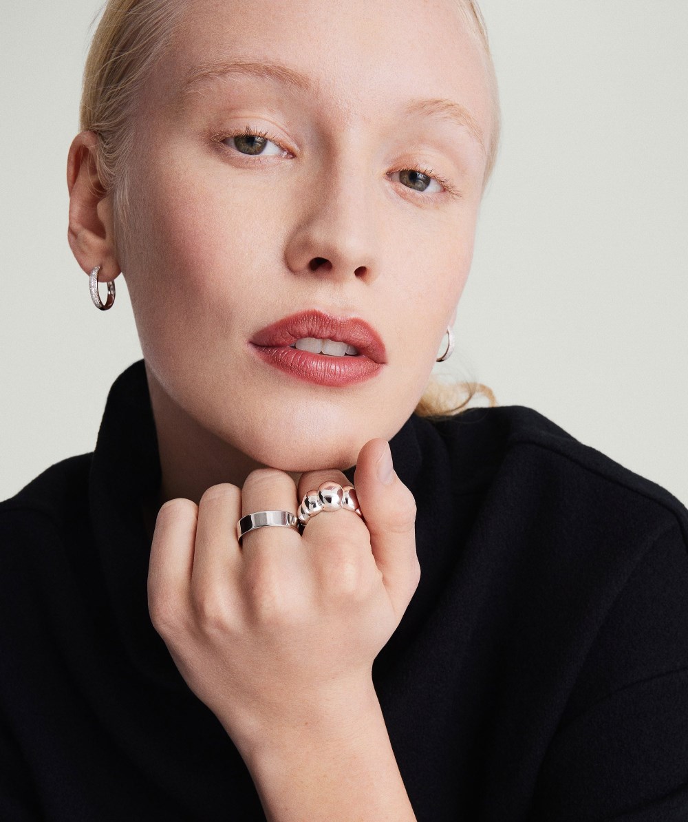 Mejuri Puffy Charlotte Ring - Sterling Silver