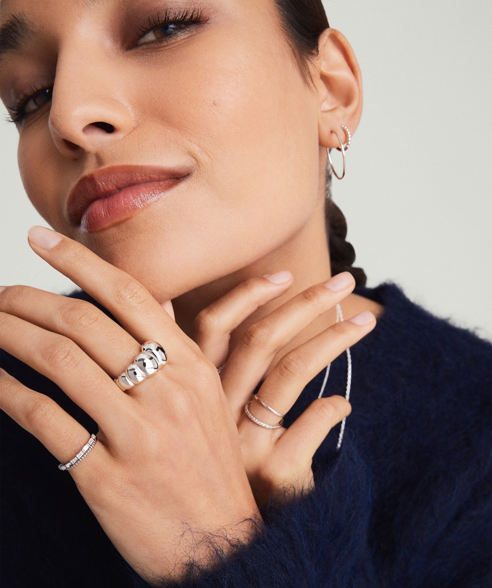 Mejuri Puffy Charlotte Ring - Sterling Silver