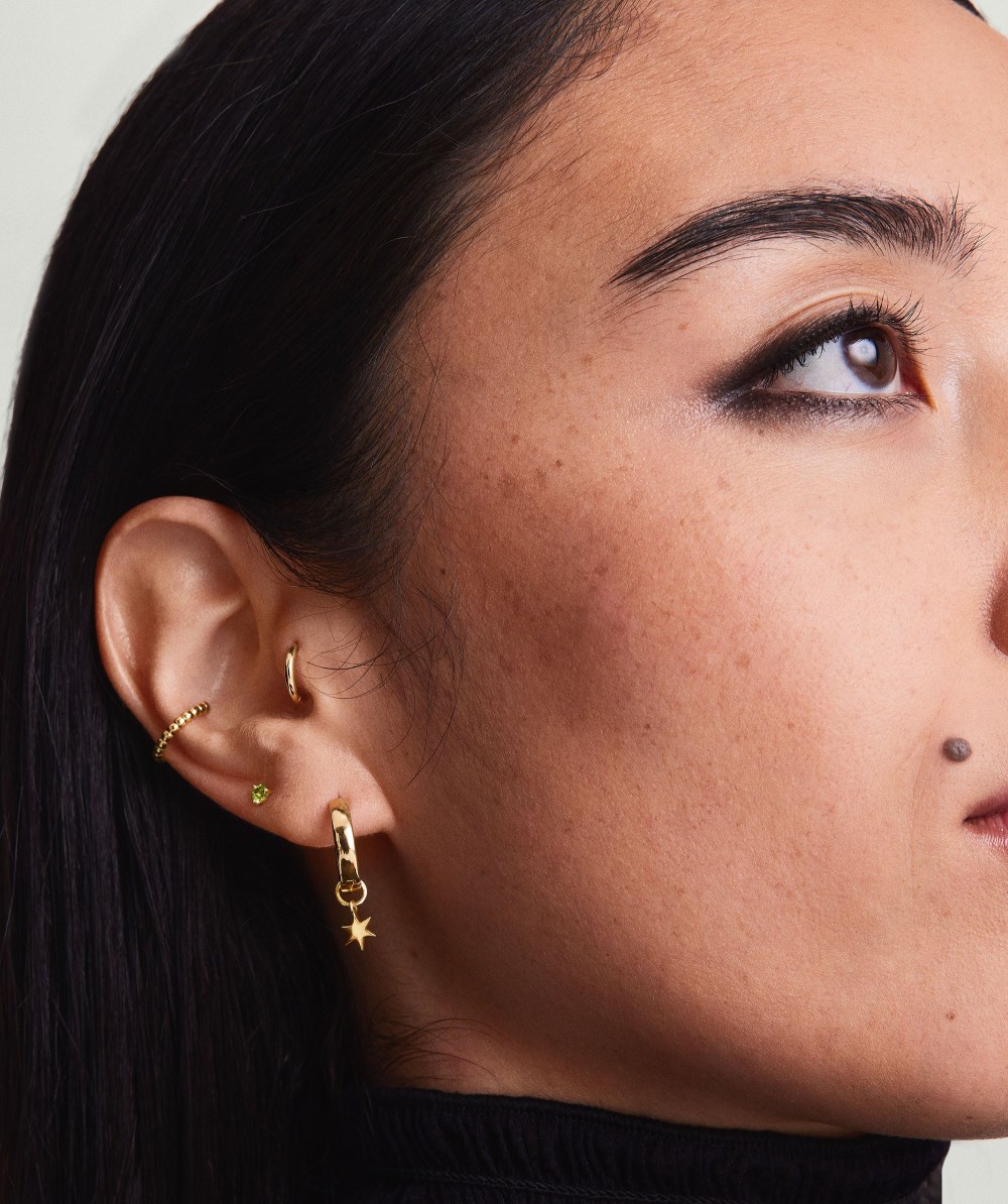 Mejuri Gemstone Mini Studs - 14k Yellow Gold