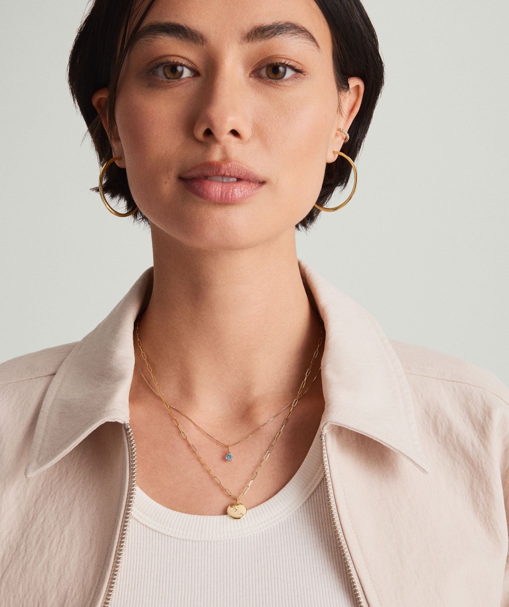 Mejuri Birthstone Charm - 14k Yellow Gold