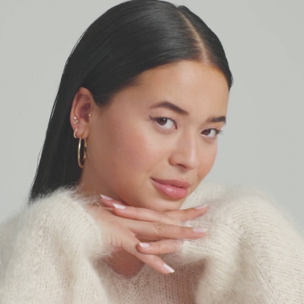 Mejuri Tube Oversized Hoops - Gold Vermeil