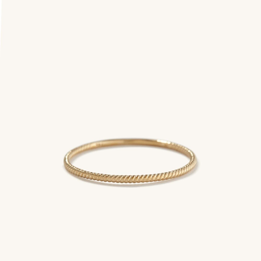 Mejuri Twist Ring - 14k Yellow Gold