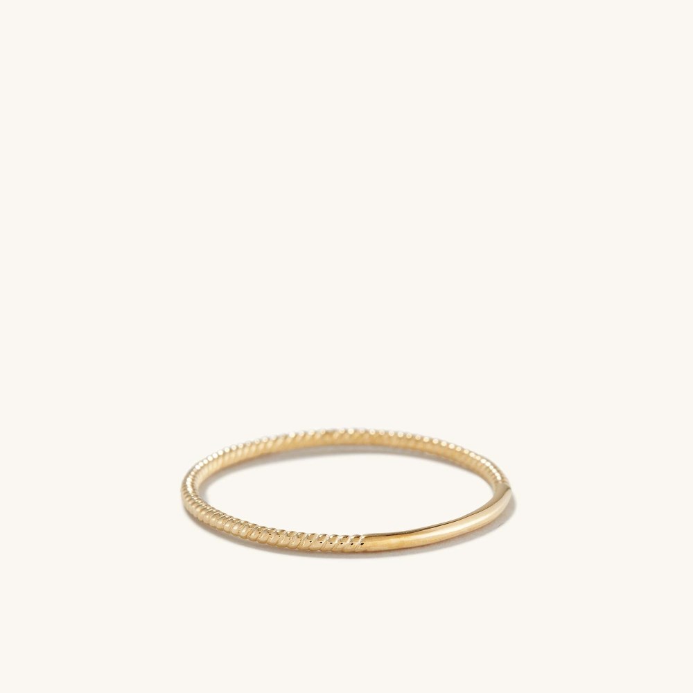 Mejuri Twist Ring - 14k Yellow Gold