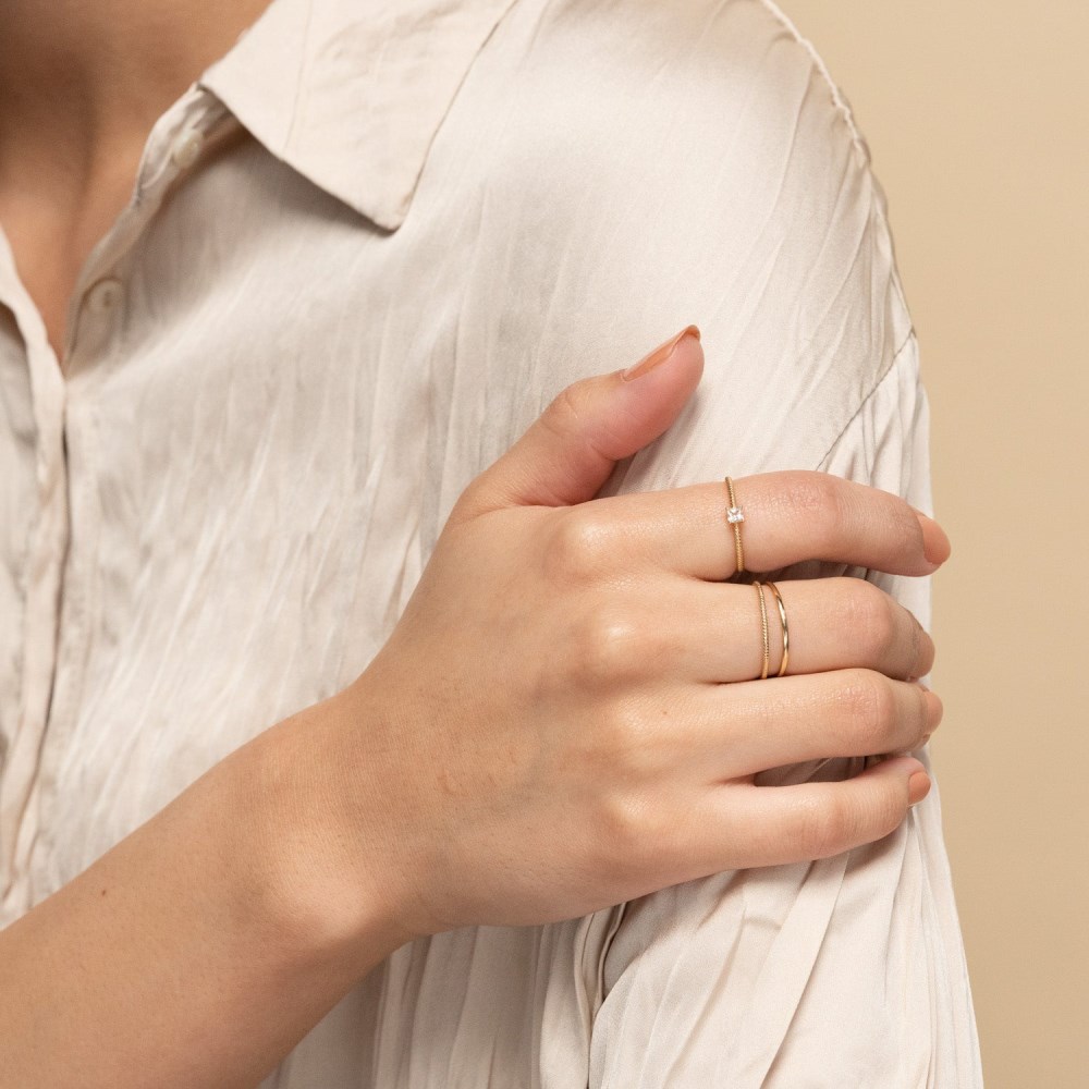 Mejuri Twist Ring - 14k Yellow Gold