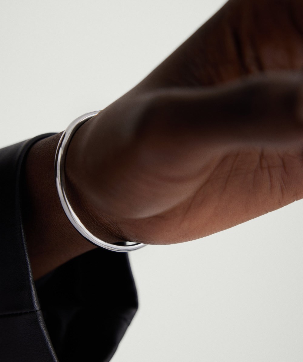 Mejuri Slim Cuff - Sterling Silver