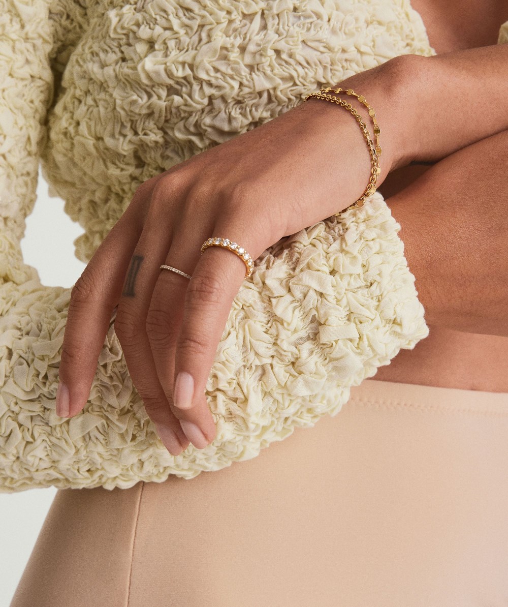 Mejuri Bold Diamond Eternity Ring - 14k Yellow Gold