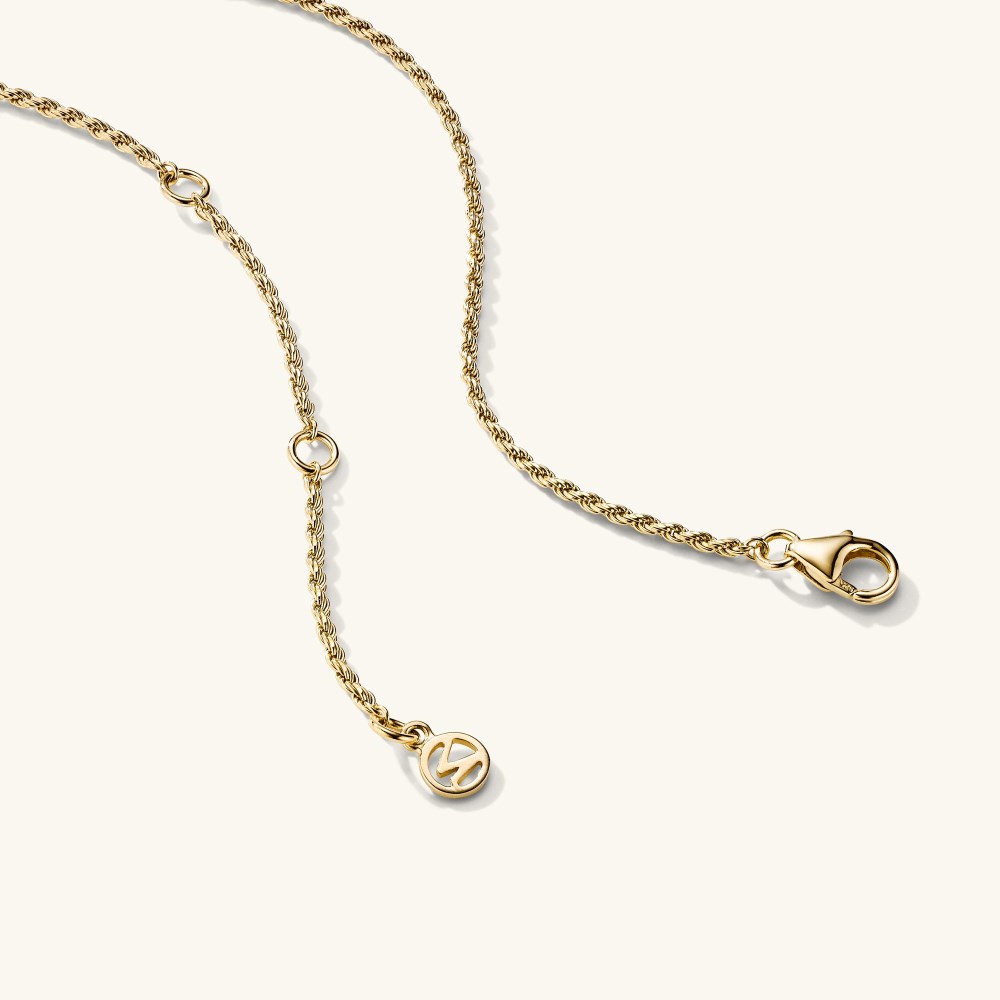 Mejuri Rope Chain Necklace - Gold Vermeil