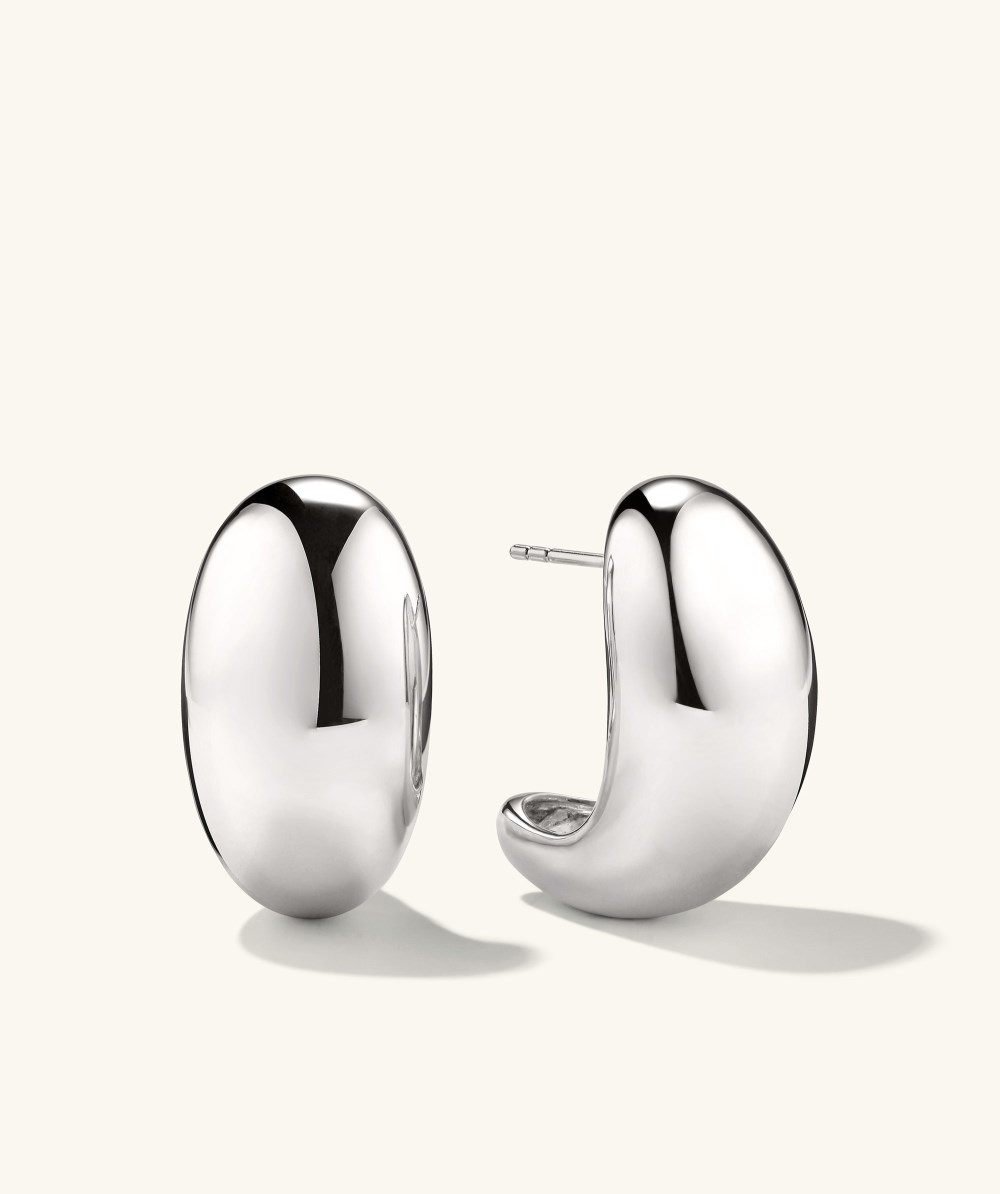 Mejuri Mega Dôme Earrings - Sterling Silver