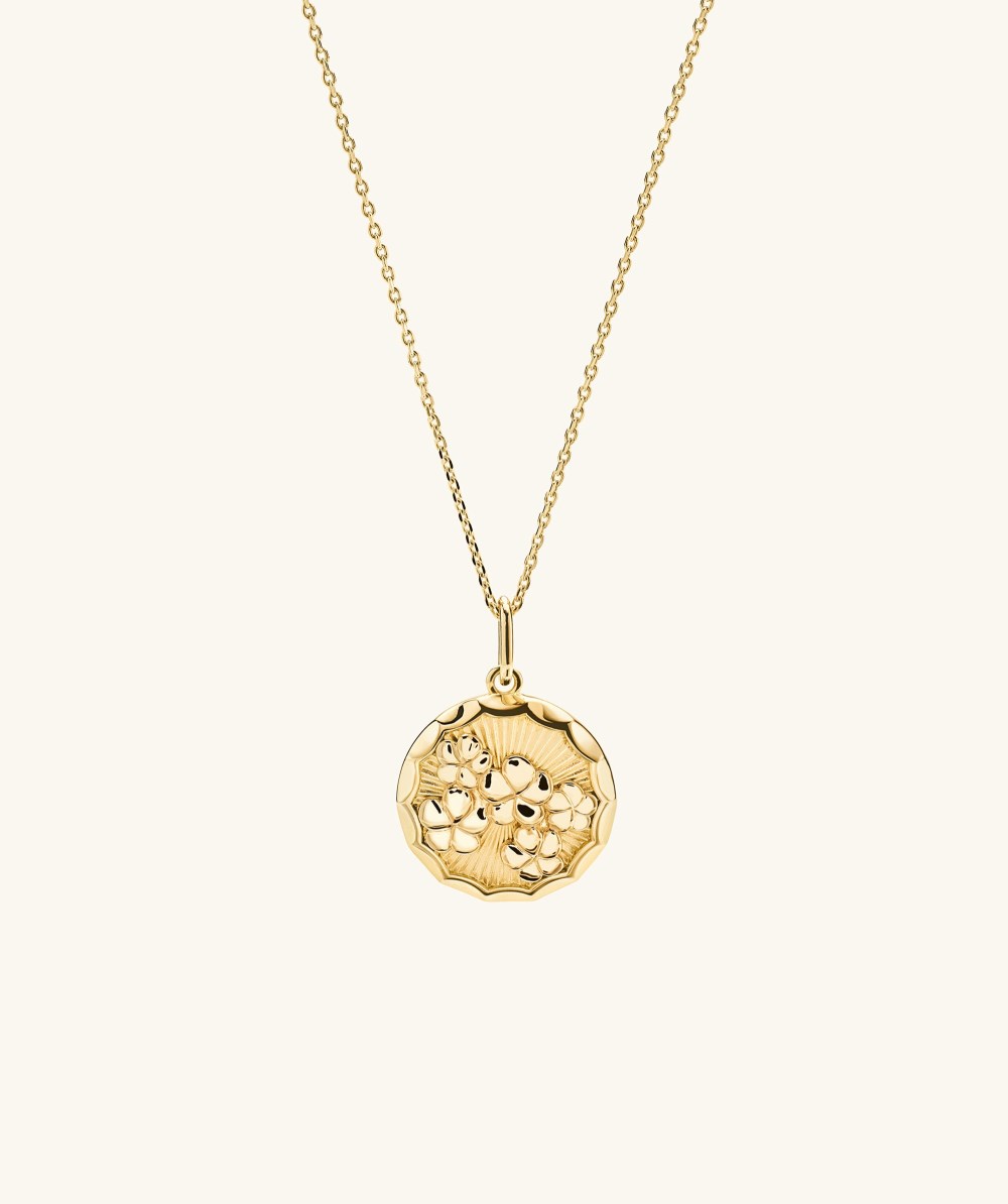 Mejuri Blossom Pendant Necklace - Gold Vermeil