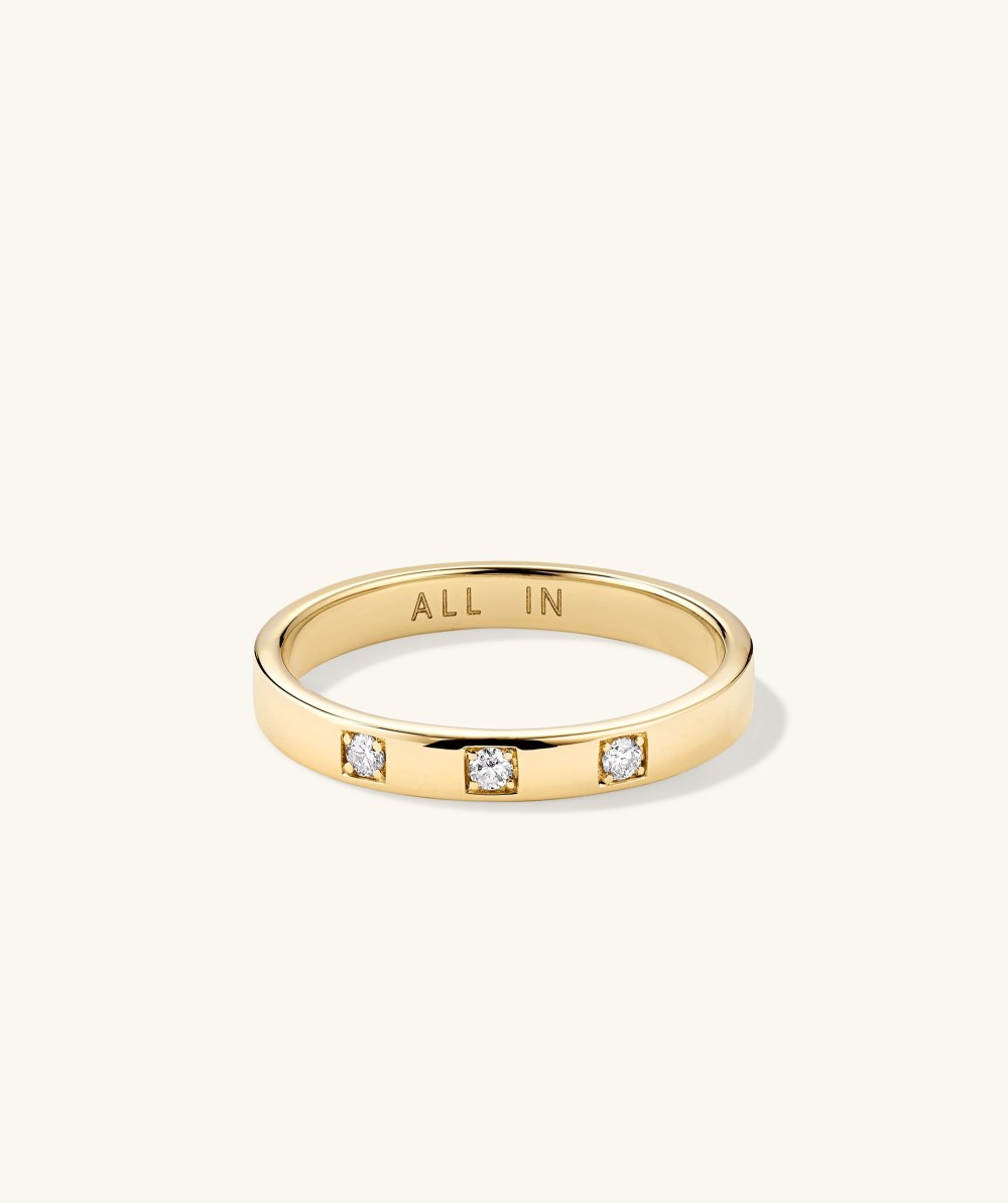 Mejuri Diamonds Band - 14k Yellow Gold