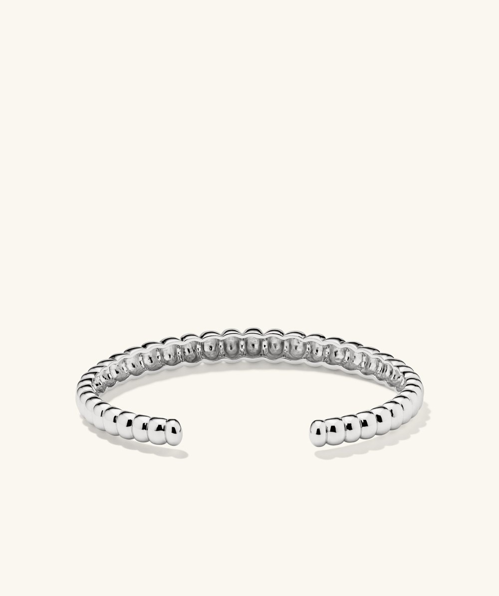 Mejuri Puffy Charlotte Cuff Bracelet - Sterling Silver