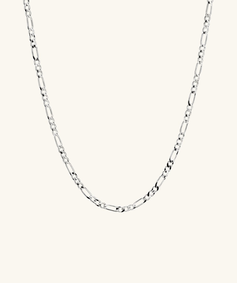 Mejuri Figaro Chain Necklace - Sterling Silver