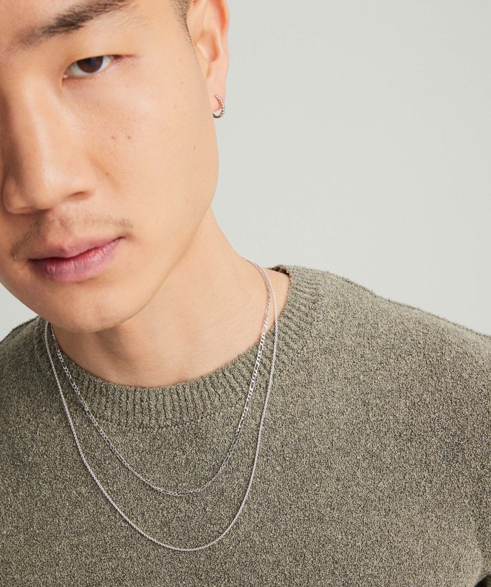Mejuri Figaro Chain Necklace - Sterling Silver