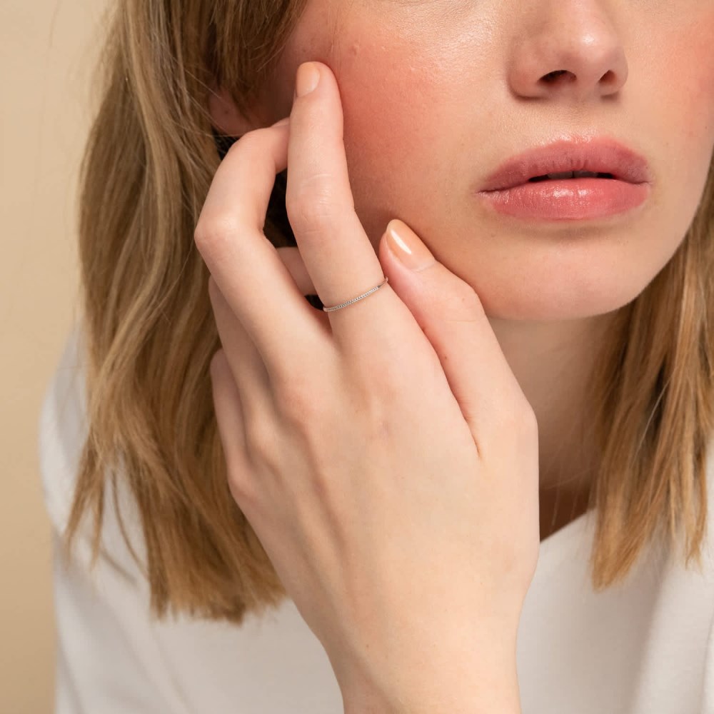 Mejuri Twist Ring - 14k White Gold