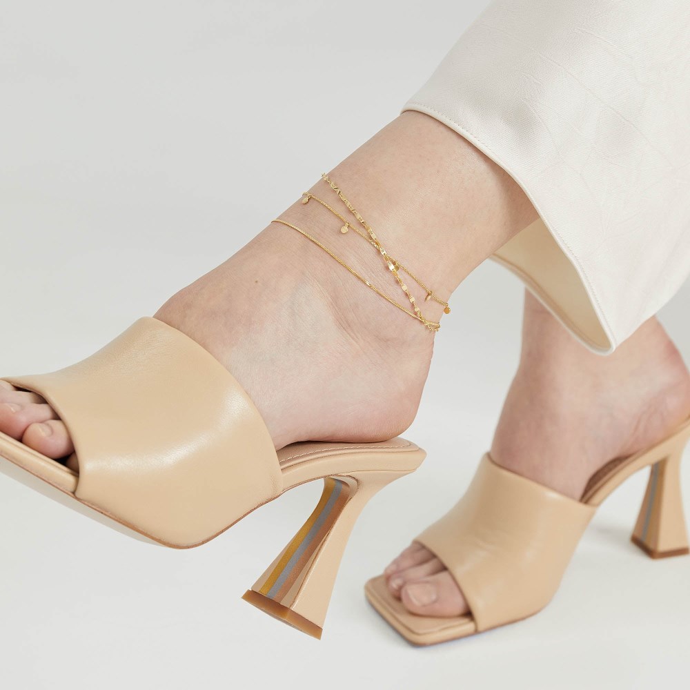 Mejuri Dot Chain Anklet - 14k Yellow Gold