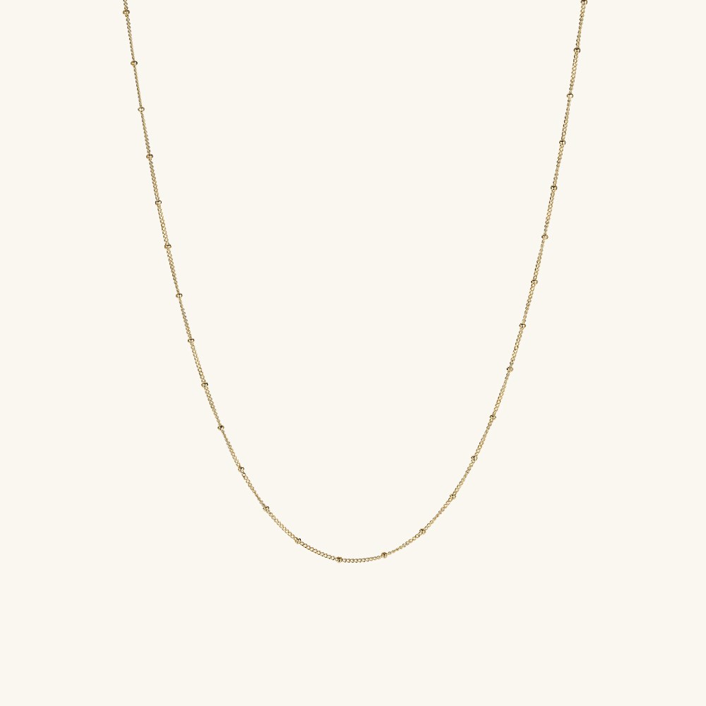 Mejuri Spheres Chain Necklace - 14k Yellow Gold
