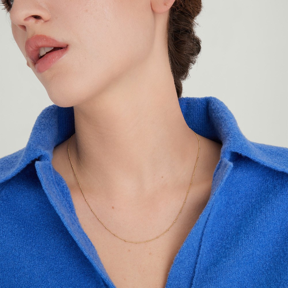 Mejuri Spheres Chain Necklace - 14k Yellow Gold