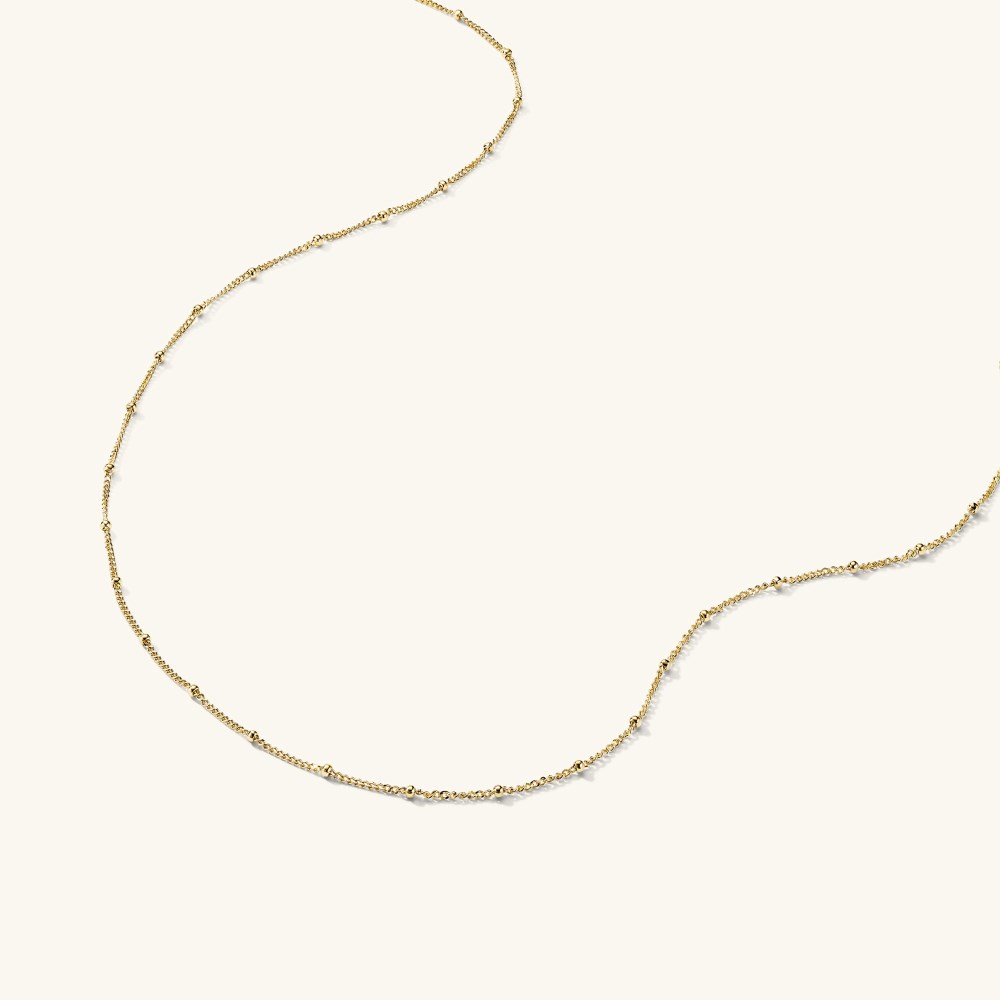 Mejuri Spheres Chain Necklace - 14k Yellow Gold